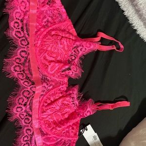 Hot pink bralet